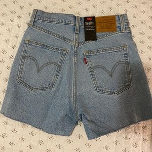 Levi’s Ribcage High Rise Denim Shorts